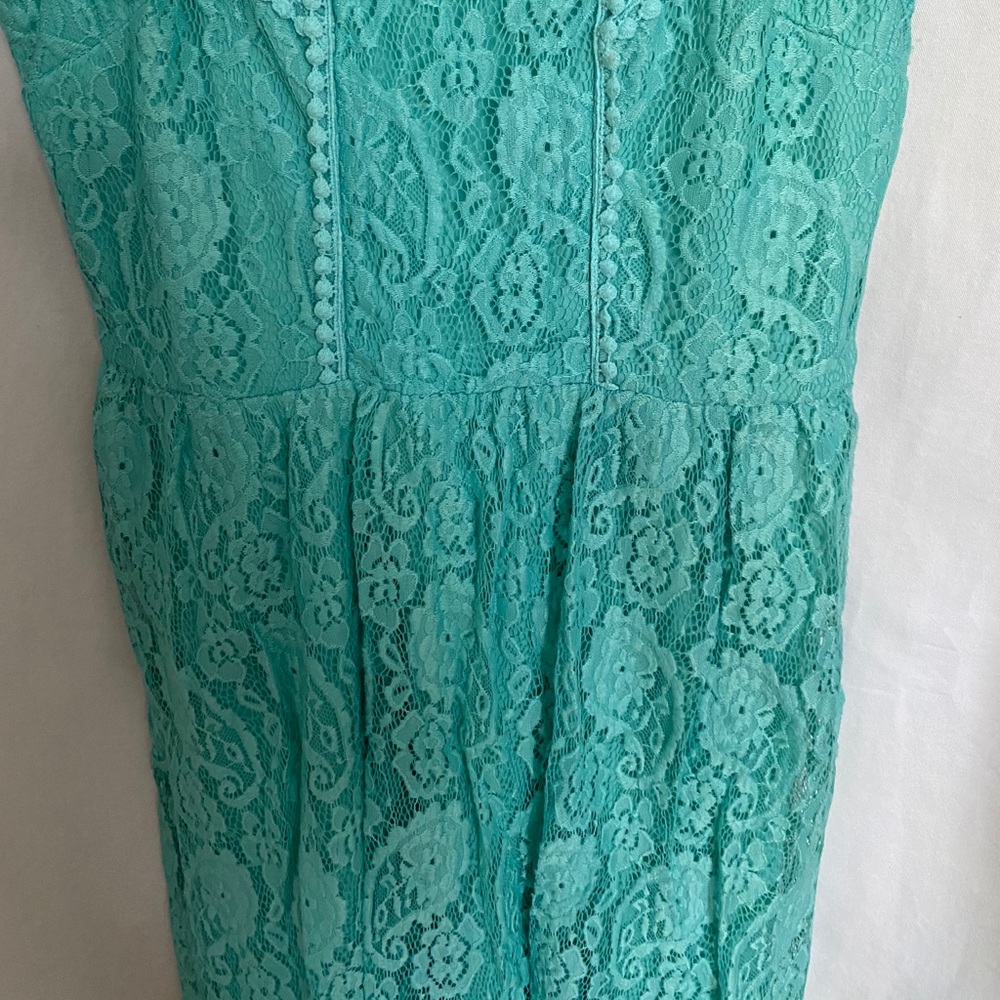 Turquoise dress - Picture 3 of 8
